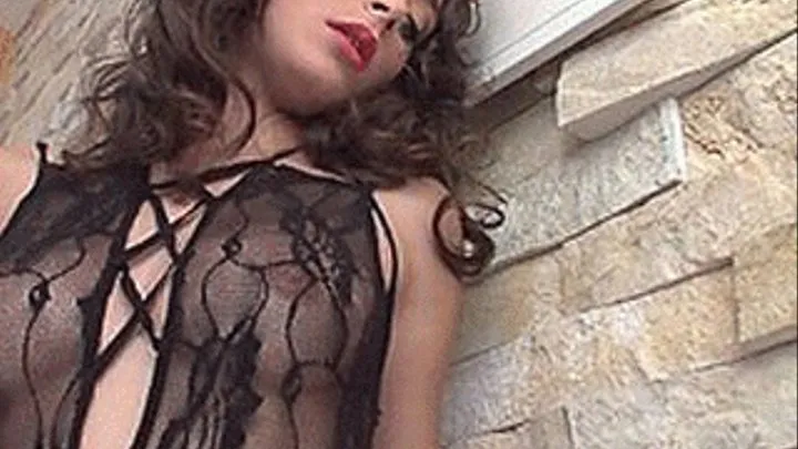 Premium euro pussy is on offering while in crotchless body lingerie with open cunt - part 2