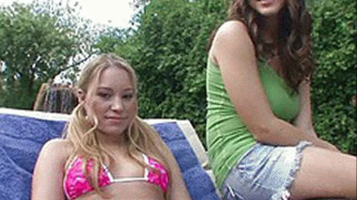 Kelly and Natasha are responsible 18 year olds using a big dildo to fuck - part 1