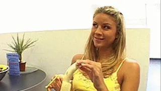 The two hot office girls meet up in the breakroom for some pussy eating snacks - part 1