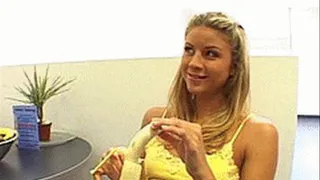 The two hot office girls meet up in the breakroom for some pussy eating snacks - low