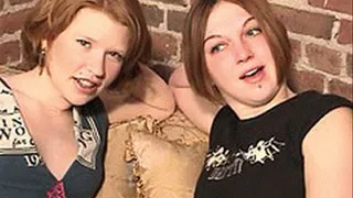 Amateur sex kittens experiment for the first time and we got it filmed - part 2