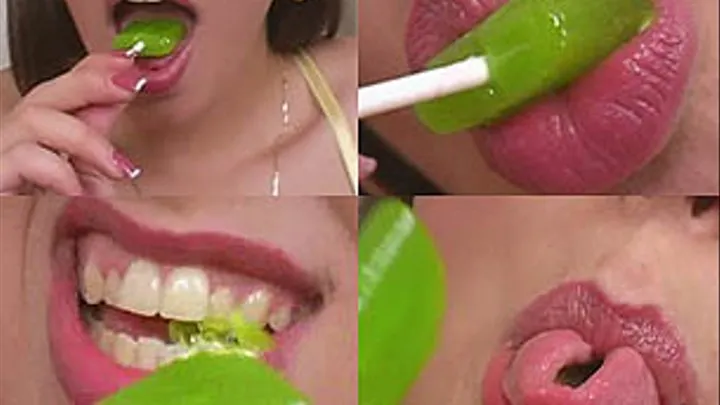 Sucking a Green Lollipop - Megan Jones