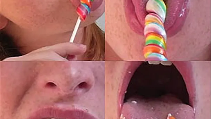 Vixen Sucking a Lollipop