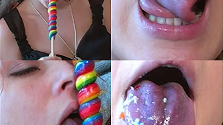 Sucking a Lollipop with Shy