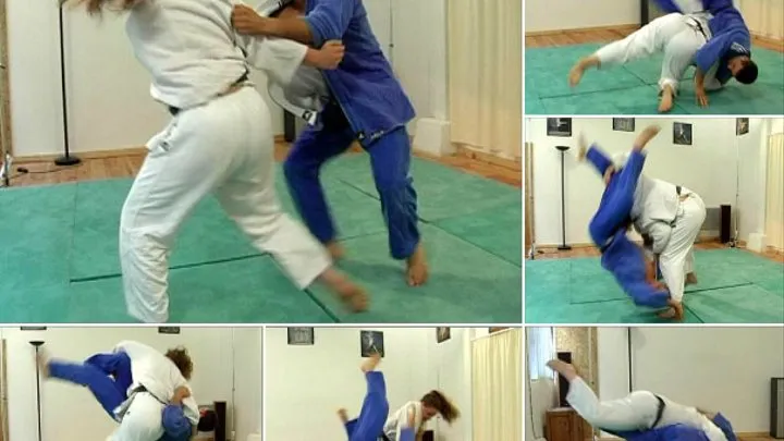 Laetitia vs Guillaume (Randori)