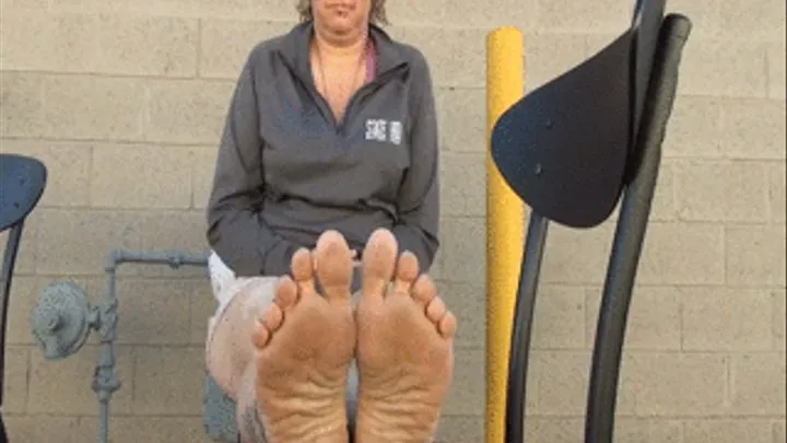 Wide Dusty Sexy Feet