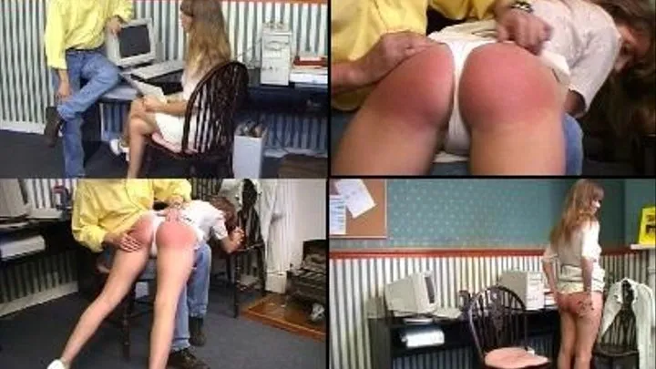 Tracey's Office Spanking