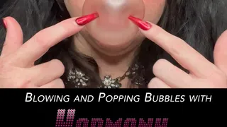 Buddah's Playground presents: Our New Bubblegum Babe Harmony- a bubblegum clip with Harmony- our sexy- cute- curvy-bubble blowing bubblegum babe