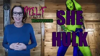 From MILF to She Hulk -Transformation- Giantess- SFX- Clothes Ripping -Growth Sci-Fi