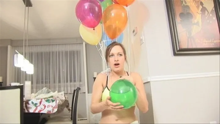 ANNA IS WAY TOO FUNNY INHALING HELIUM BALLOONS - - SCENE 2 of 2