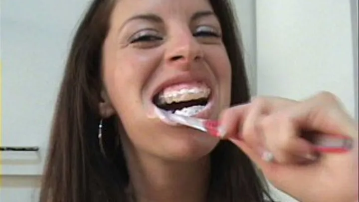 Brushing my braces and Teeth! - PART 1