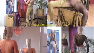 Zentai and Pantyhose Multilayer Dressing up