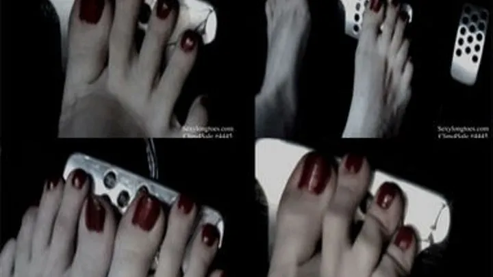 Allie Super Long Toes pedal pumping (L)