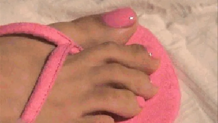 Pink toes made me CUM! Part II