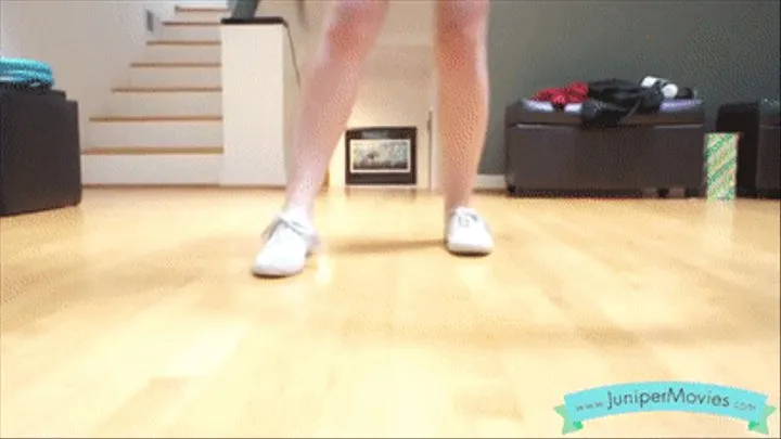 Luna Lain Naked Hula Hoops in White Sneakers