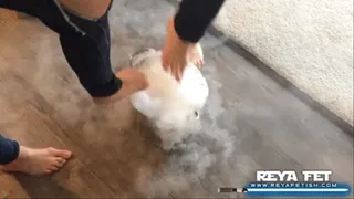 Dry Ice Foot Fun with Janira Wolfe and Addie Juniper