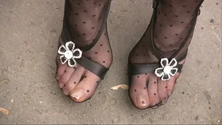 Hania trying new sexy shoes