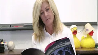 Dakkota Grey in teacher gets a present after a great field trip Magic Tape