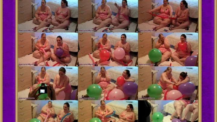 CurvyKitty & CamGirlKitten Playing w/ Balloons Full Version