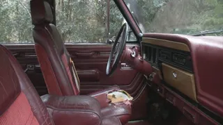 Mari Cold Cranking the Jeep Grand Wagoneer in Shiny Black Pumps - Custom 416