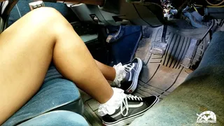 PTP1322 - Jane Domino Gives You a Sexy Cranking Show in Frilly Socks & Sneakers - Custom 1322 (Feet View)