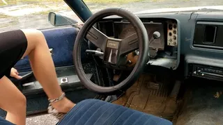 PTP1252 - Brooke Driving Out in the Country & Her Car Stalls On Her - Custom 1252