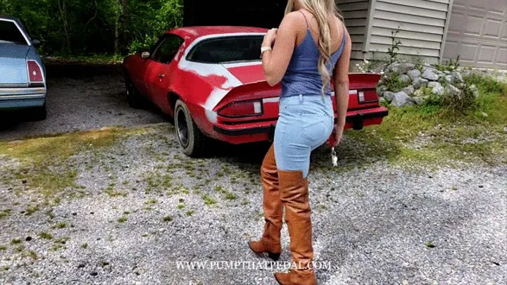 PTP1245 - Jewels Frustrated Her Old Camaro Won't Crank for Her Today - Custom 1245