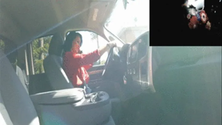 Jane Domino Driving the Rental Chevy Truck & Teasing You - Custom 907b