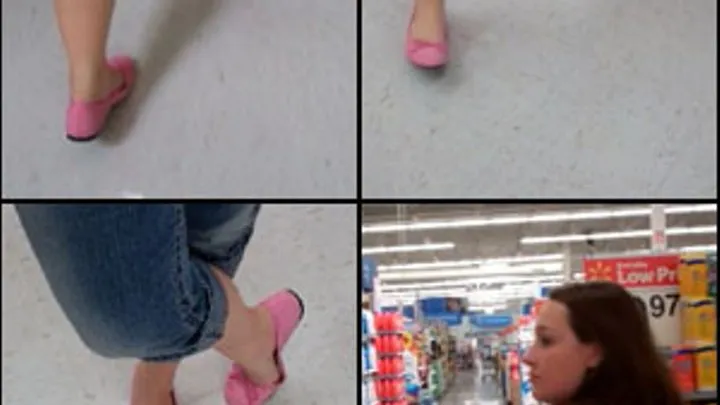 Jeanell in Pink Flats