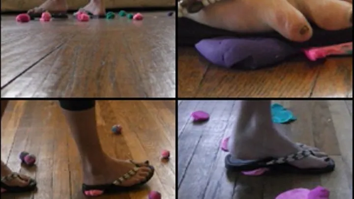 Star Stepping on Play-Doh Balls