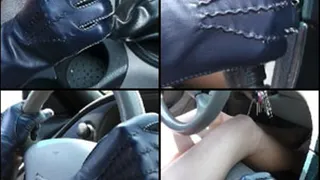 Kristen's Leather Gloves while Driving