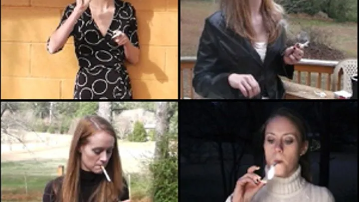 Madalynn Raye Lights 10 Cigarettes with Matches