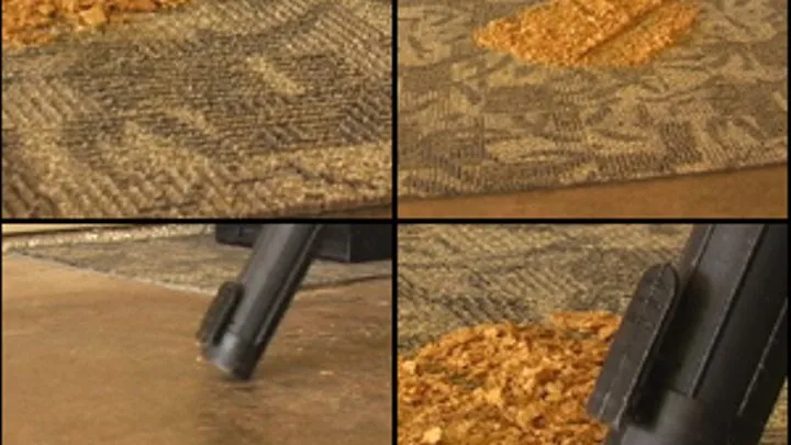 Star Vacuuming Crunched Chips