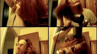 Scarlet Drying her Hair