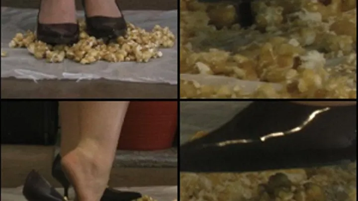 Scarlet Crushes Caramel Popcorn in Pumps