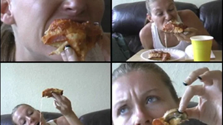 Princess Eating Pizza