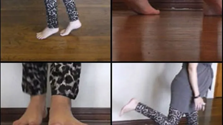 Star Stomping on Hardwood Flooring Barefoot