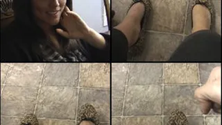 Veronica Tells Her Cranking Story in Leopard-Print Flats