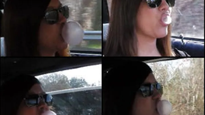 Damara's Crazy Driving while Blowing Bubbles