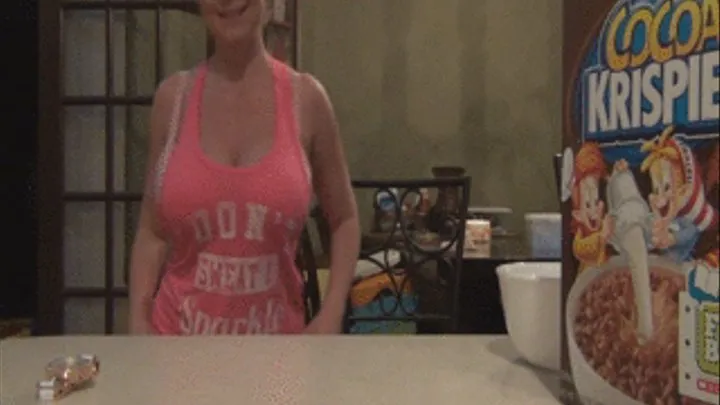 LACTATION - Drinking my OWN MILK in Cereal!! MP4