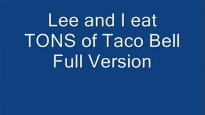 OVEREATING - Lee and I eat TONS of FULL VIDEO HI RES LARGE