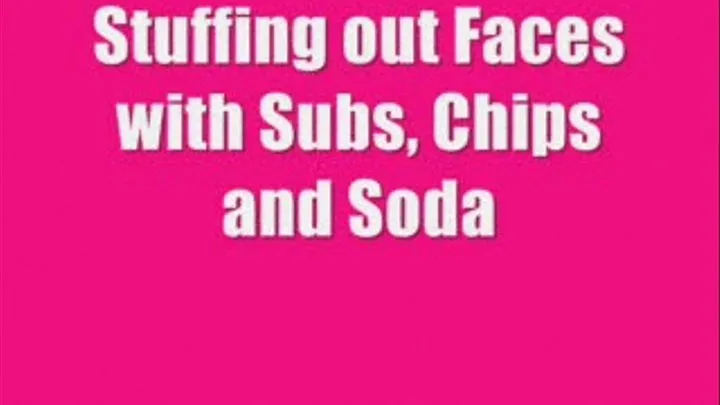 FACESTUFFING- Lee and I stuff our faces with subs, soda, and chips