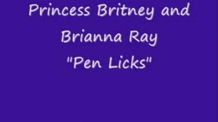 GIRL-GIRL - Pen Licks BIG