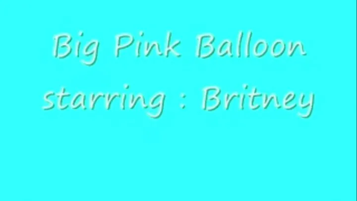 BALLOONS - BIG Pink Balloon