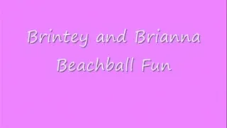 INFLATABLES - Britney and Brianna Beach Ball Fun BIG