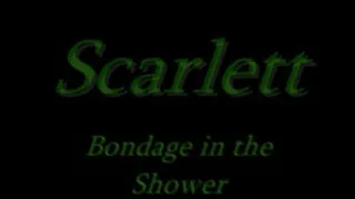 Scarlett in the shower