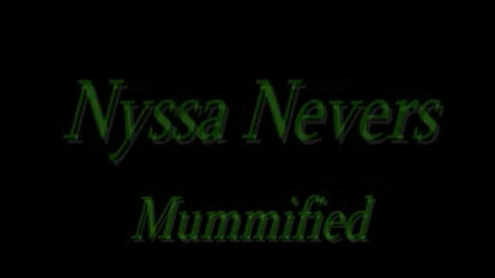 Nyssa Nevers mummified and Hogtied!!