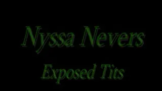 Nyssa Nevers tied and played with