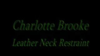 Charlotte's Leather Neck Restraint