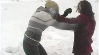 Extreme Snow Catfights: Outdoor Brawls (Part 3 of 5)